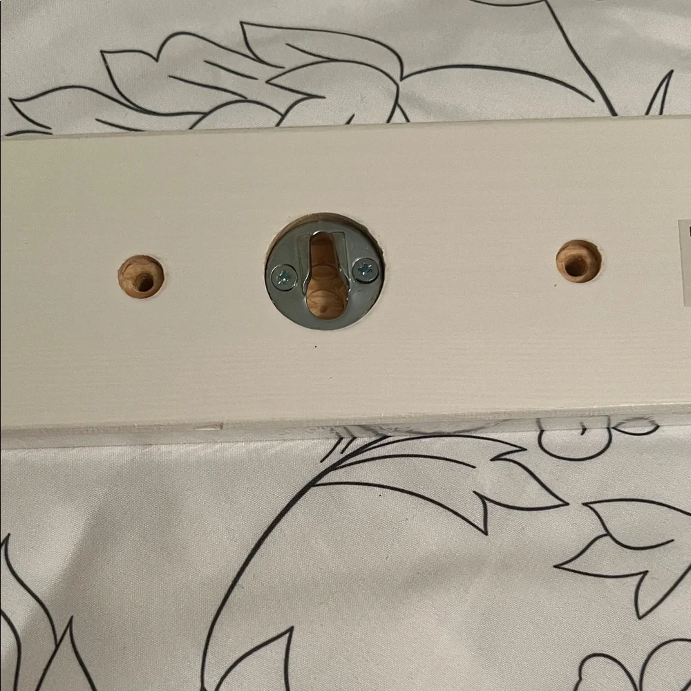 IKEA LURT Rack and GUBBARP Hardware Set in White